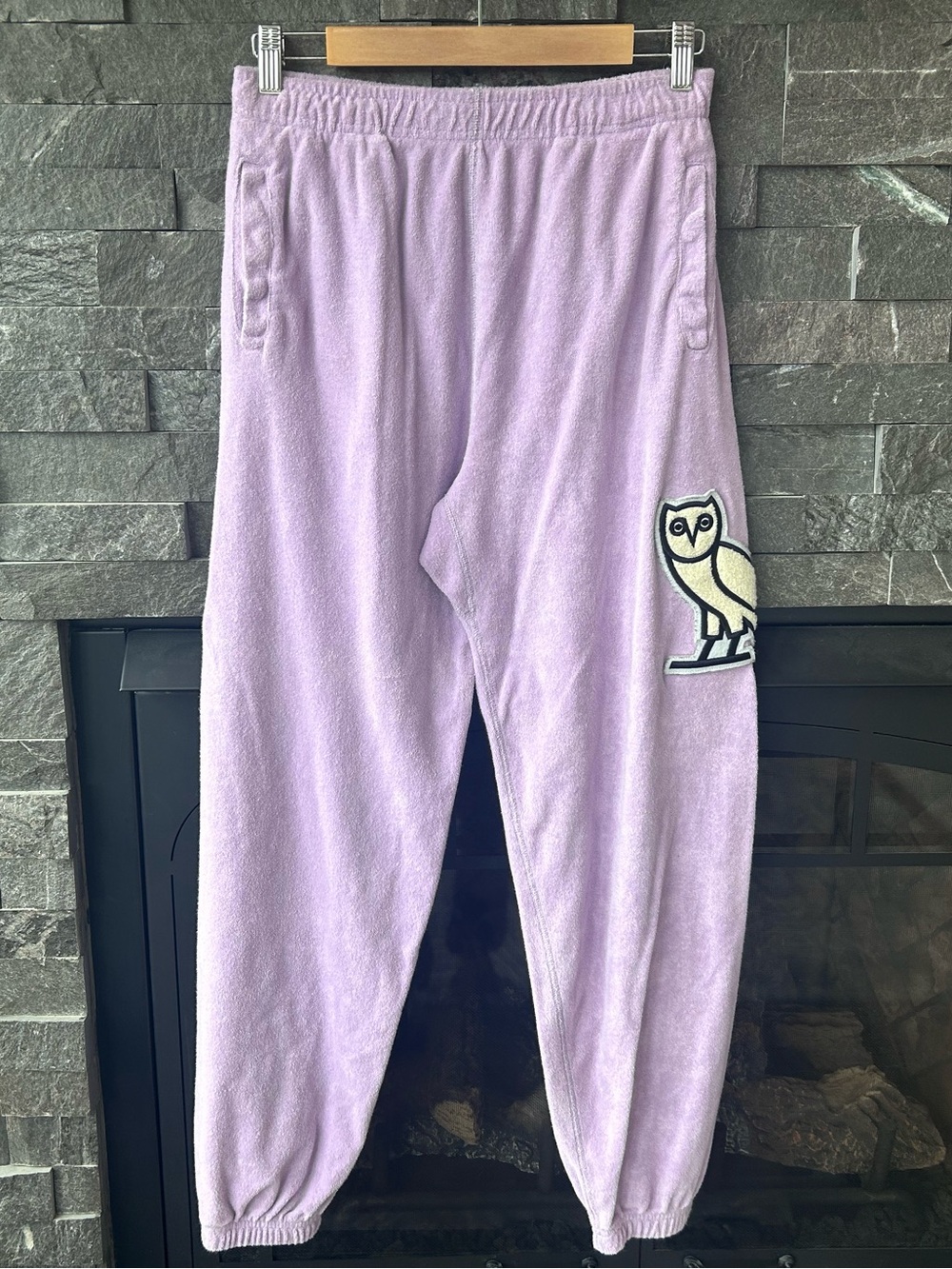 OVO Octobers Very Own Lavender Terry Cloth Sweatpants
